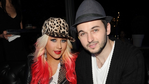 Christina Aguilera and fiance Matt Rutler
