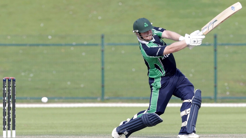 Paul Stirling achieved Ireland's highest score with 44