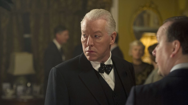 Nick Dunning stars as Malachy opposite Gabriel Byrne in Quirke