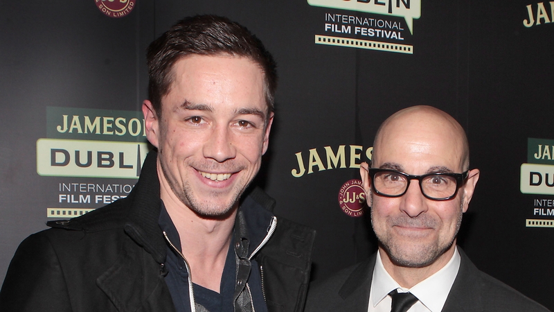 Killian Scott and Stanley Tucci pictured at the Jameson Dublin International Film Festival