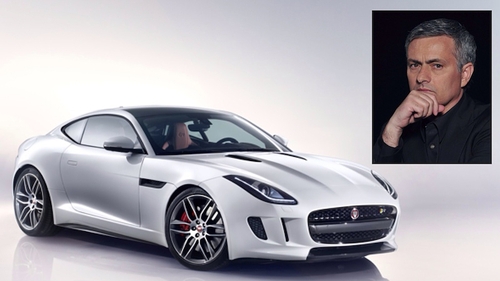 Mourinho will be the first customer in the UK to receive a new F-Type Coupé when deliveries begin
