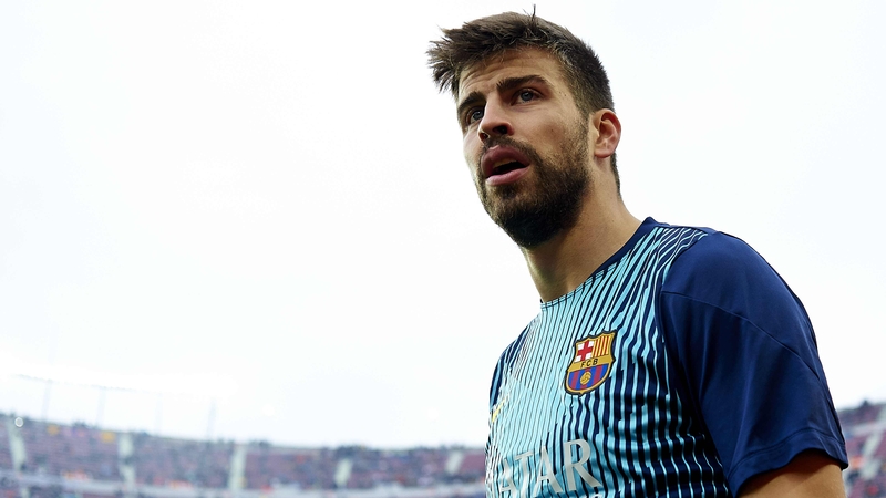 Gerard Pique and Barcelona visit Manchester tonight