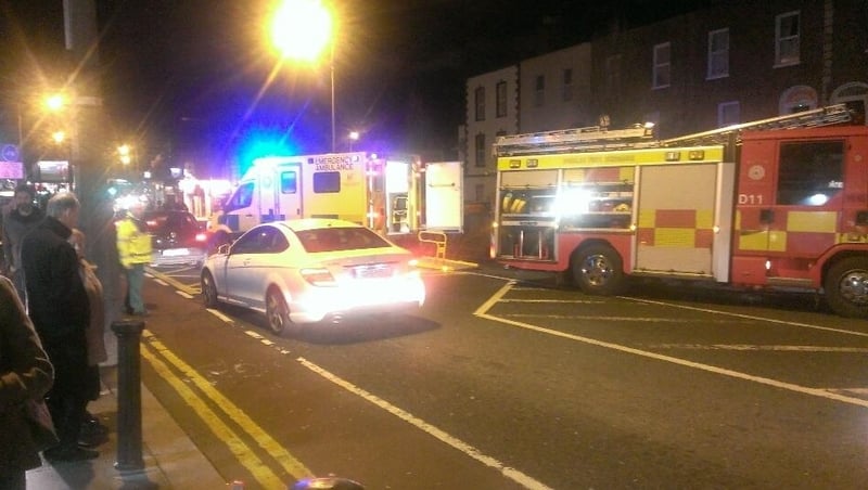 Gardaí said the vehicle was stolen elsewhere and driven to Ranelagh (Pic: @FPallonetto)