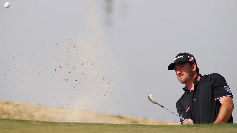 Graeme McDowell battled back against Hunter Mahan