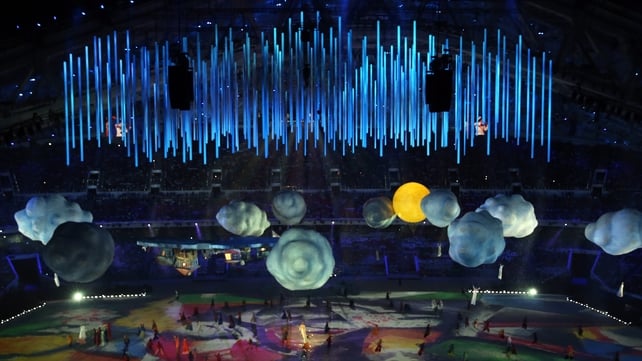 The elements represented in lavish detail at the Sochi ceremony