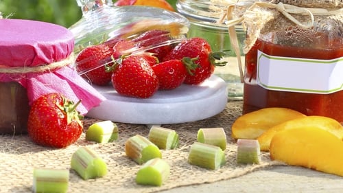 Neven Maguire's Rhubarb and Strawberry Pudding