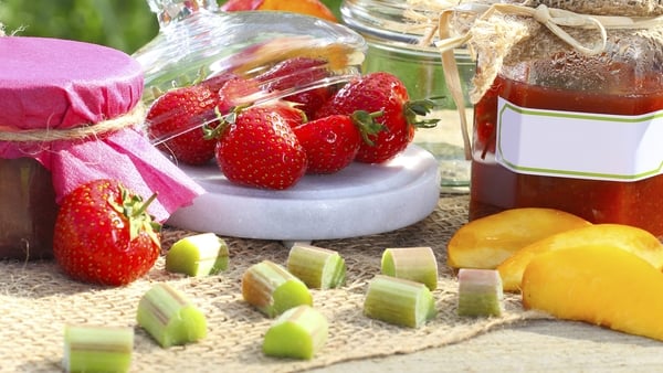 Neven Maguire's Rhubarb and Strawberry Pudding