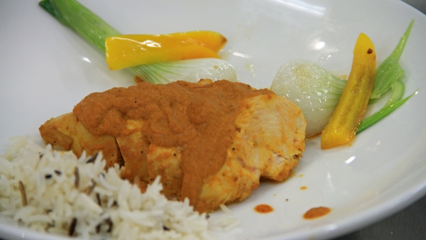 South East Indian curry with wild rice