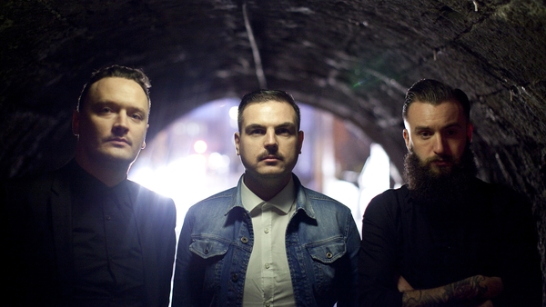 Mark Austin, Tom Cosgrave and Shane Kinsella of The Minutes
