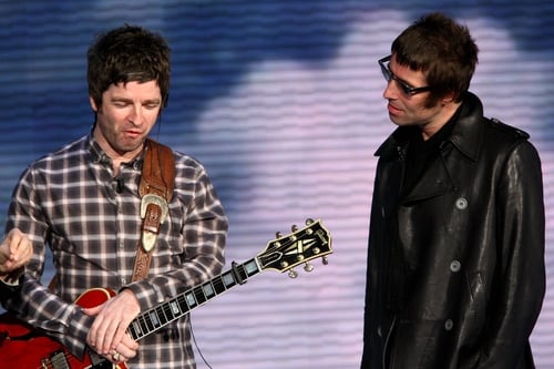 Noel and Liam in happier times. No, really . . .