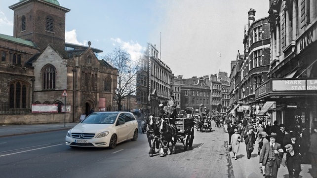 This photograph shows Byward Street near Tower Hill c1930 (Pic: Museum of London)