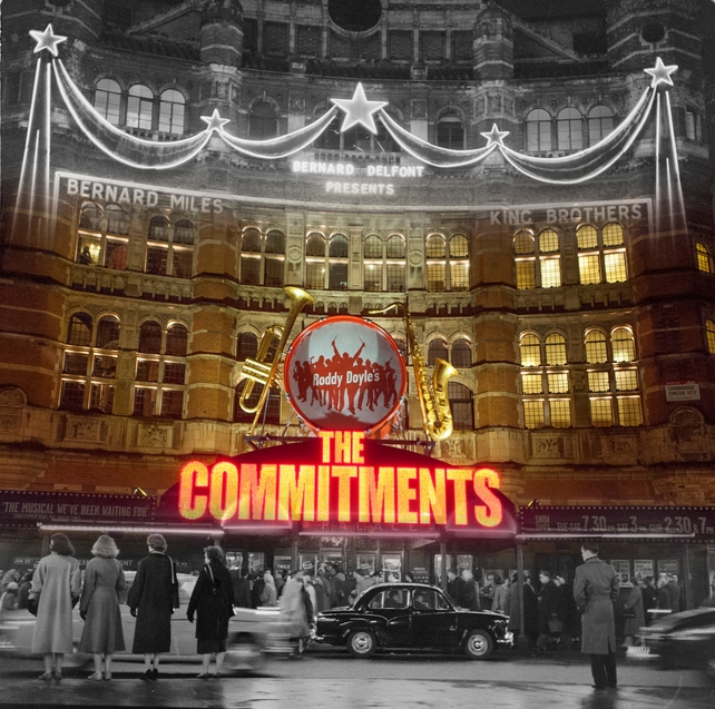 A night shot outside the Palace Theatre on Shaftesbury Avenue, before an evening's performance. 1958 (Pic: Estate of Bob Collins/Museum of London)