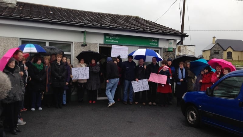 Residents of Barnaderg in Co Galway have appealed to An Post to keep the post office open