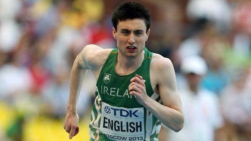 Mark English is now the number four ranked European 800m athlete