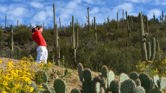 Jason Day plays a shot at the World Golf Championships - Accenture Match Play Championship