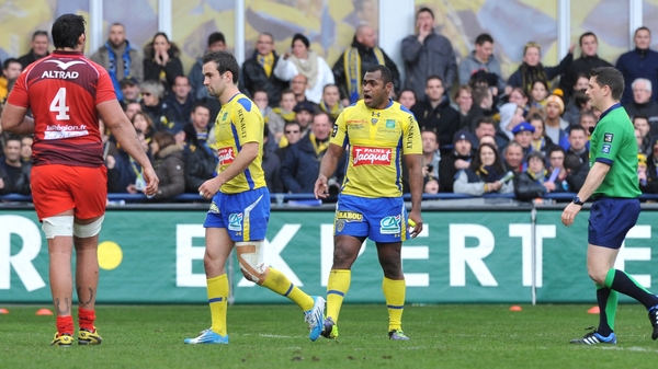 Morgan Parra is sent from the field against Montpellier