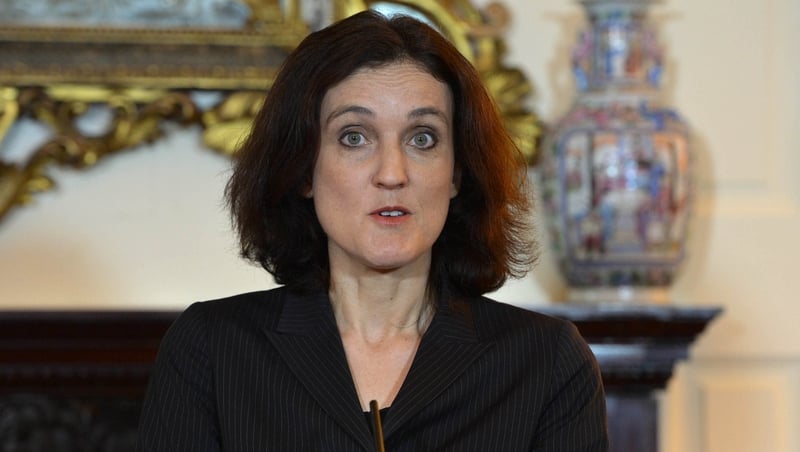 Theresa Villiers said any such march needed to be peaceful and lawful