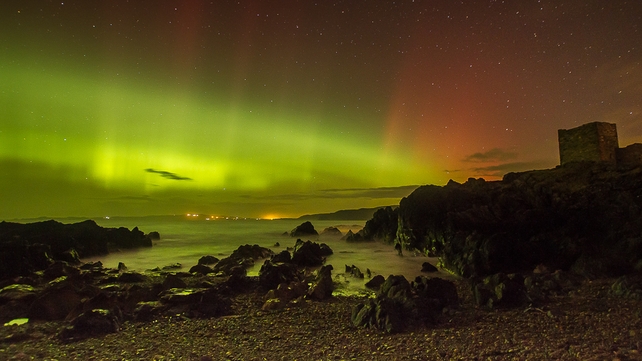 The Northern Lights brighten the skies over Inishowen, Co Donegal (Pic: Brendan Diver)