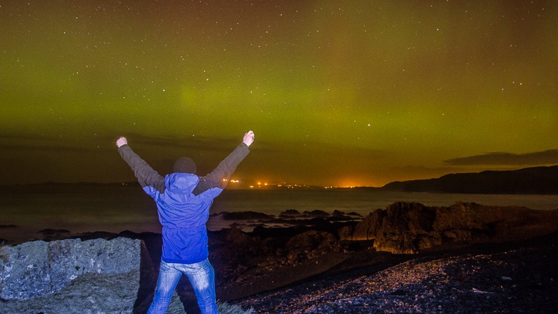 Many got up early to see the lights (Pic: Brendan Diver)