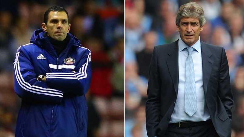 Gus Poyet's Sunderland and Manuel Pellegrini's Manchester City contest the Capital One Cup final on Sunday