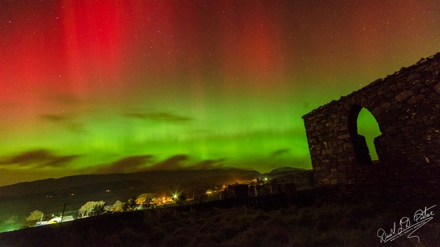 Green light over Green Hill (Pic: David Porter)