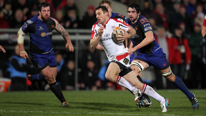 The returning Tommy Bowe bagged a brace of tries for Ulster at Ravenhill