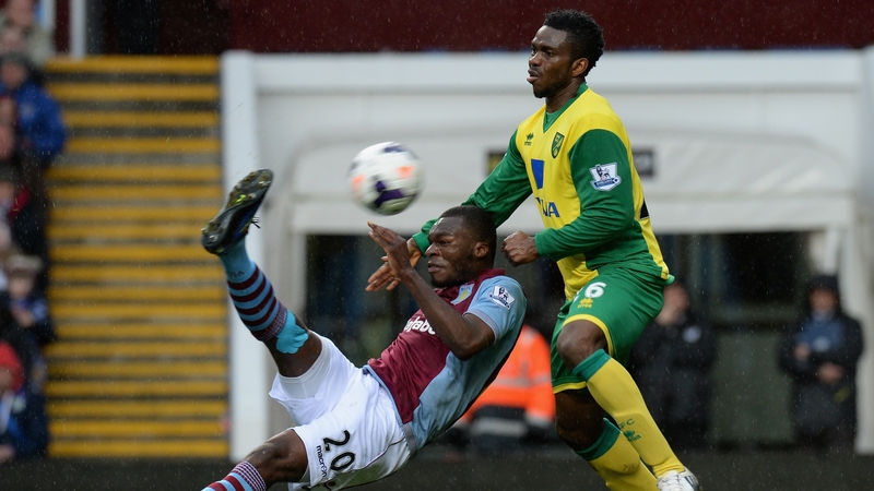 Christian Benteke's wonder goal for Aston Villa cancelled out Norwich's opener