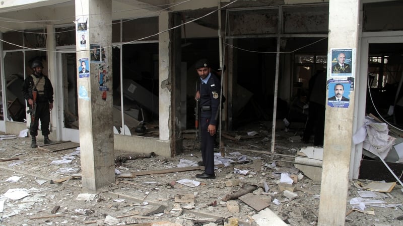 No one has claimed responsibility for the attack but Taliban insurgents are suspected (Pic: EPA)