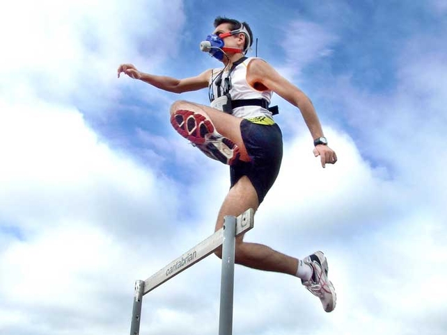 A photo taken during testing to understand the body’s response to exercise in the real world (Pic: Ciara O’Hagan)