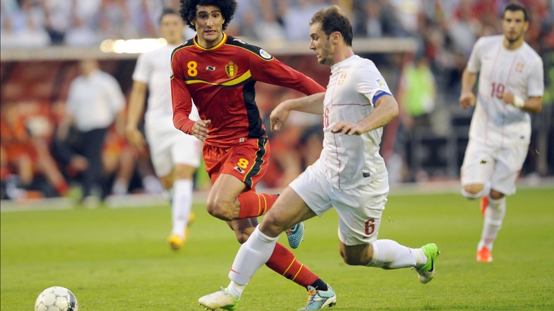 Ivanovic in action against Belgium