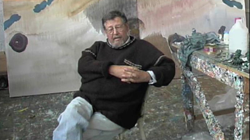 Barrie Cooke - Acclaimed for richly expressionist, semi-abstract paintings Photo courtesy: The Model, Sligo