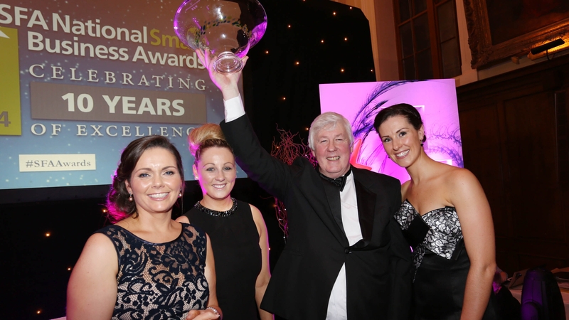 SFA's Patricia Callan, Jacklyn O'Connor, Michael Keohane and Ciara Burke from Keohane Seafoods