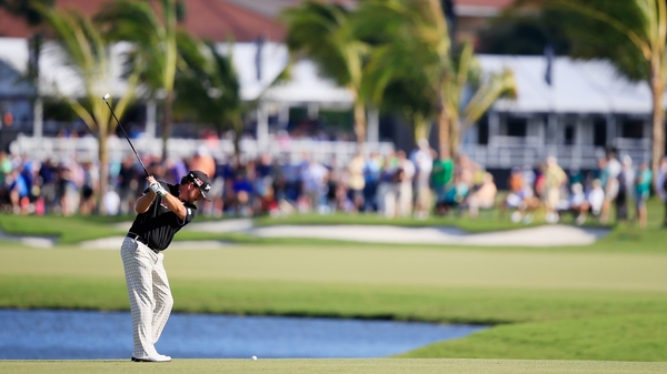 Graeme McDowell was one of only three players to shoot under par in the second round