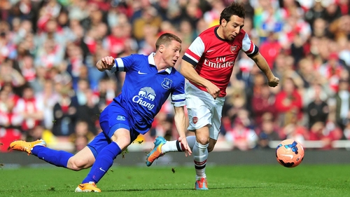 James McCarthy and Everton will be looking to avenge their FA Cup loss to Arsenal