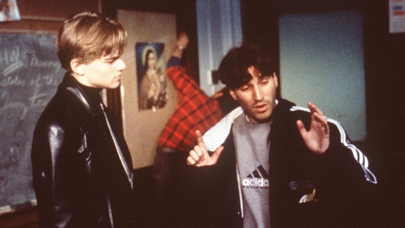 Leonardo DiCaprio with Scott Kalvert on The Basketball Diaries set in 1995