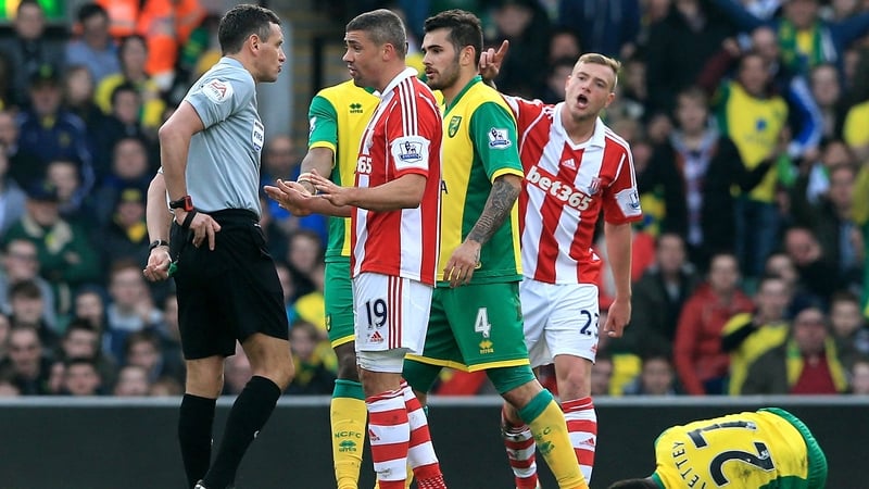 Jon Walters will serve out a three-match ban for his red card against Norwich