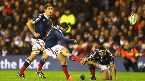 Jean Marc Doussain kicks the winning score