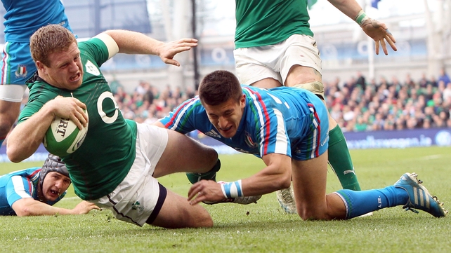 Sean Cronin showed remarkable pace to cross for a late try