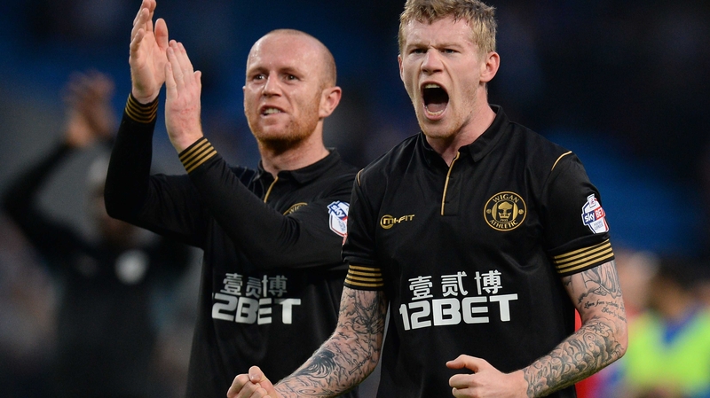 Republic of Ireland international James McClean came on as a sub in the 58th minute