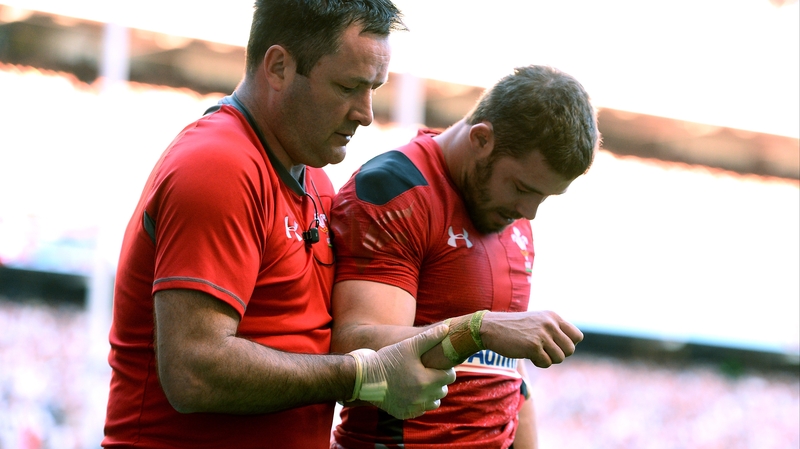 Leigh Halfpenny dislocated shoulder against England last weekend