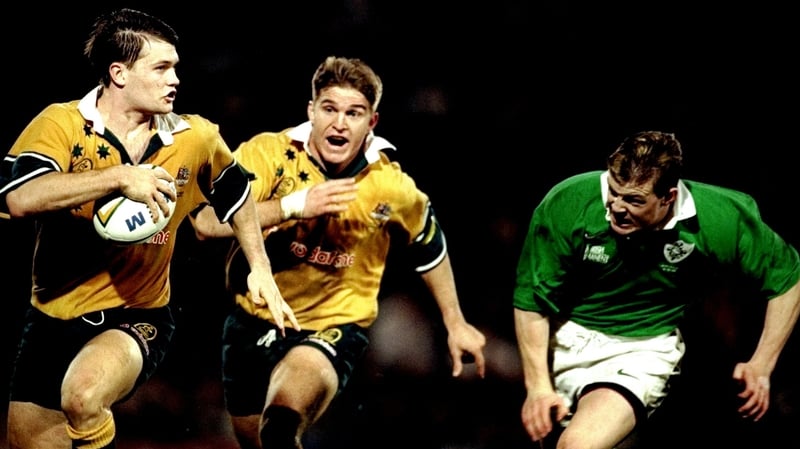 Brian O'Driscoll made his Ireland debut in June 1999 against Australia in Brisbane
