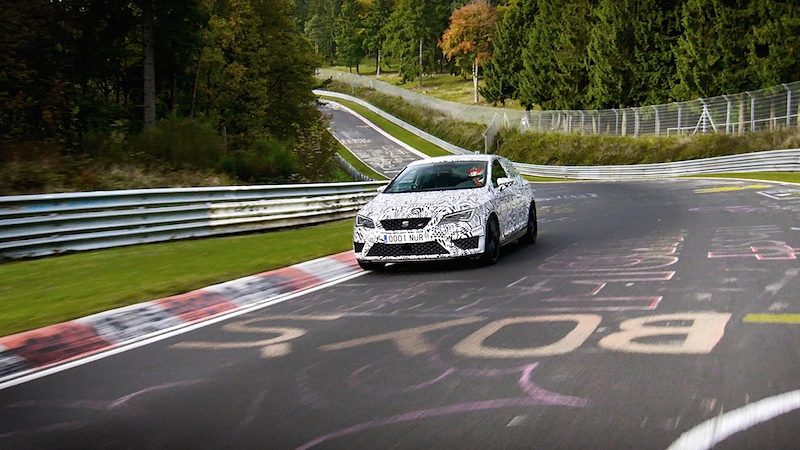The car used to set the amazing lap time was a production-specification Leon Cupra 280 DSG