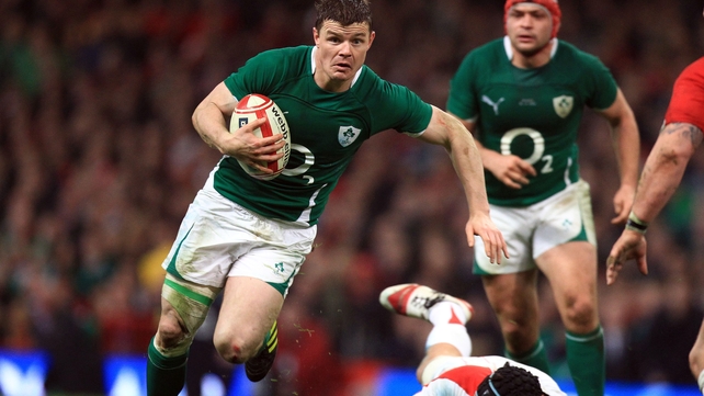 In full flow against Wales in the 2012 Six Nations