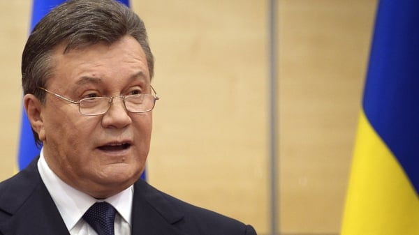 Viktor Yanukovych made a statement to journalists in southern Russia this morning