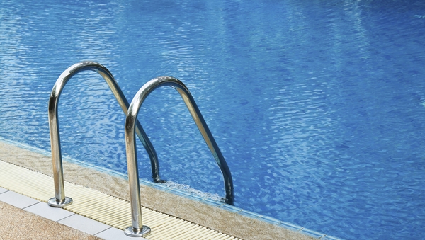 Schoolchildren were using the swimming pool at NUI Maynooth
