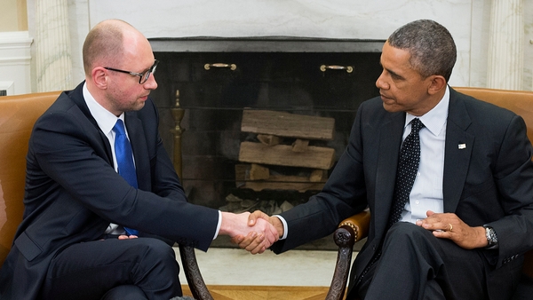 Barack Obama and Arseny Yatsenyuk met for face-to-face talks