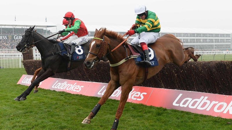 Uxizandre (near side) is a top-price 4-1 favourite for the feature at Aintree