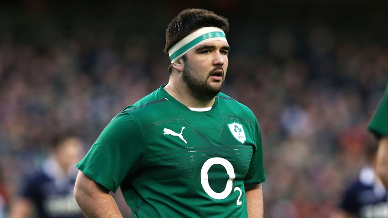 Marty Moore playing for Ireland in 2014