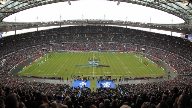 The scene ahead of the game that saw Ireland clinch the Six Nations title against France
