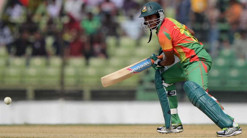 Shakib Al Hasan's stand of 58 say off Ireland